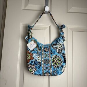 NWT Vera Bradley Bali Blue Olivia Shoulder Bag – Retired Rare Pattern